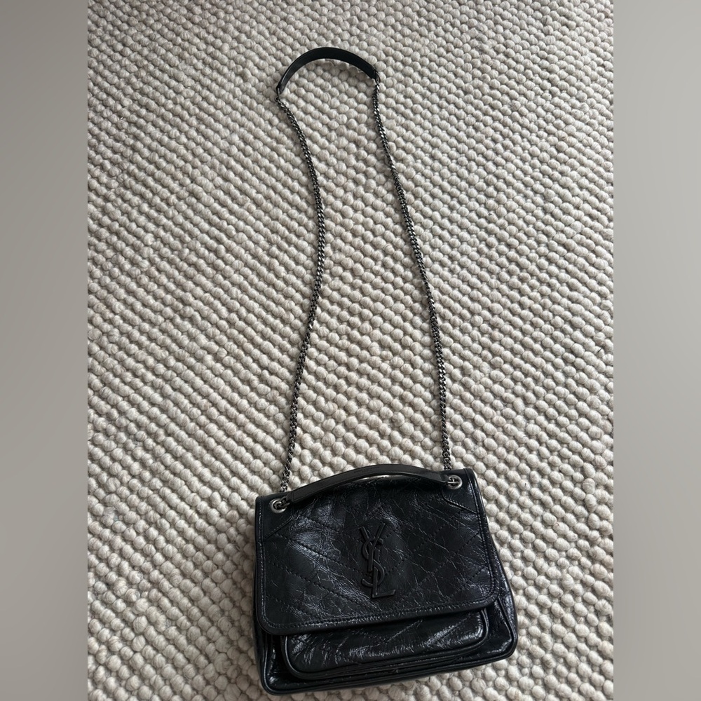 Saint Laurent Niki baby in vintage leather - Picture 3 of 10